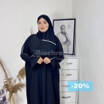 عباية الصلاة المصنوعة من قماش الكريب الوردي